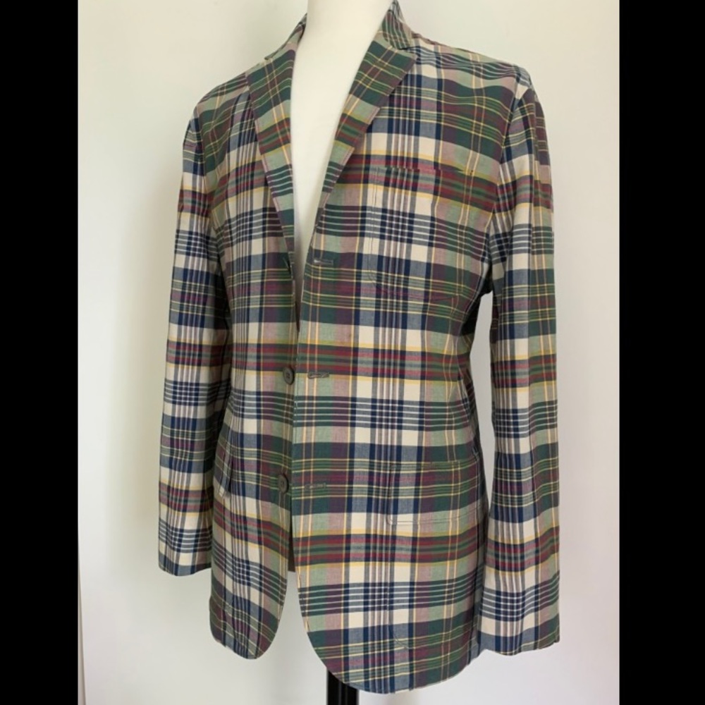 Polo Ralph Lauren Madras Blazer Sport Coat